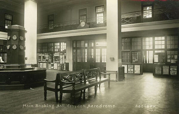 Main Booking Hall Croydon Aerodrome Airport