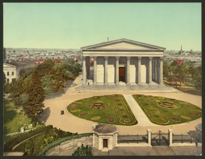 Framed Print : Main building, Girard College, Philadelphia Framed Print : Main building, Girard College, Philadelphia