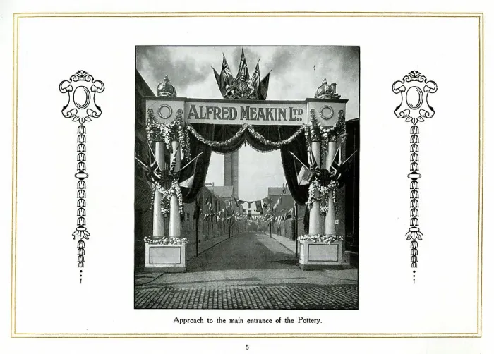 Framed Print : Main entrance to Alfred Meakin Pottery Framed Print : Main entrance to Alfred Meakin Pottery