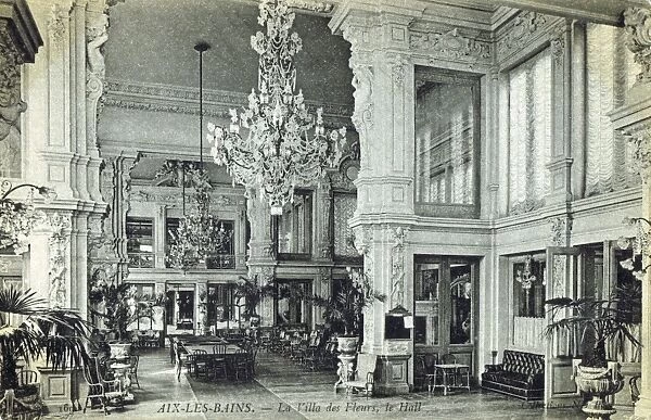 The Main Hall in Villa Des Fleurs, Aix Le Bains