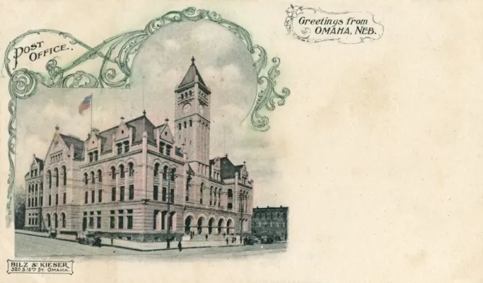 Framed Print : The Main Post Office - Omaha, Nebraska, USA Framed Print : The Main Post Office - Omaha, Nebraska, USA