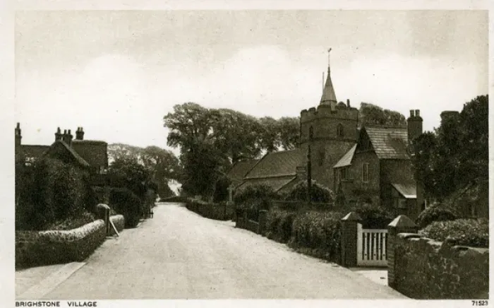 Framed Print : Main Road, Brighstone, Isle of Wight Framed Print : Main Road, Brighstone, Isle of Wight