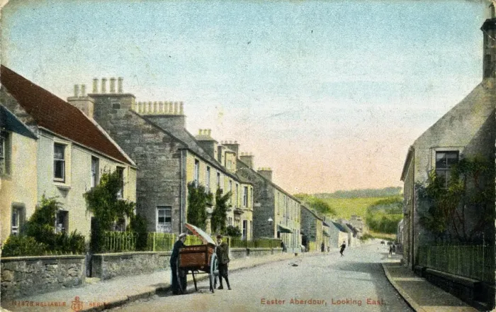 Framed Print : Main Street, Easter Village, Fife-shire Framed Print : Main Street, Easter Village, Fife-shire