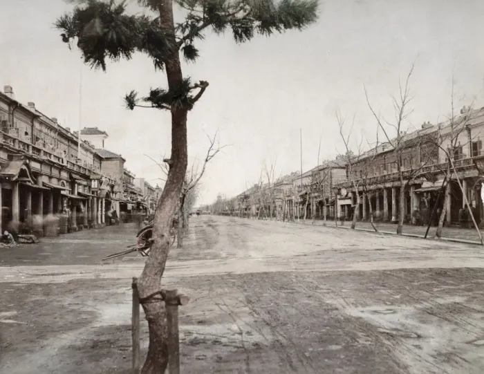 Framed Print : Main Street, Ginza, Tokyo, c. 1870 s Framed Print : Main Street, Ginza, Tokyo, c. 1870 s