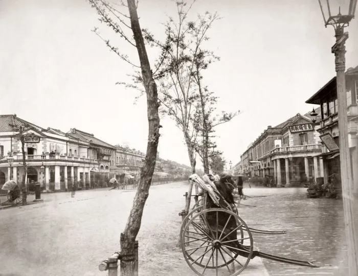 Framed Print : Main street, Ginza, Tokyo, Japan, c. 1870s Framed Print : Main street, Ginza, Tokyo, Japan, c. 1870s