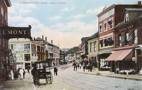 Main Street, Gloucester, Massachusetts, USA