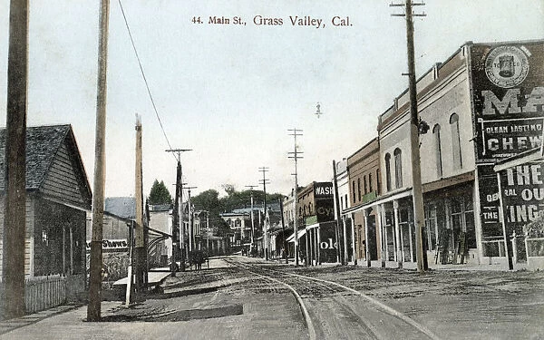 Main Street, Grass Valley, Nevada County, California, USA