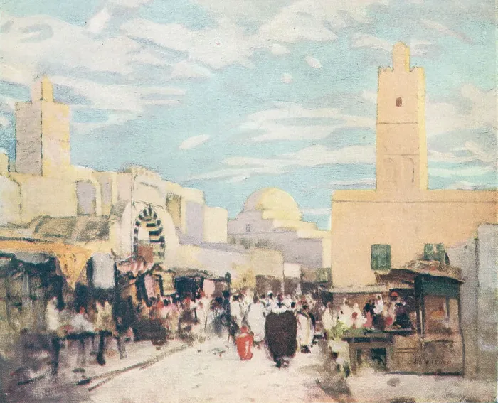 Framed Print : The Main Street At Kairouan Framed Print : The Main Street At Kairouan