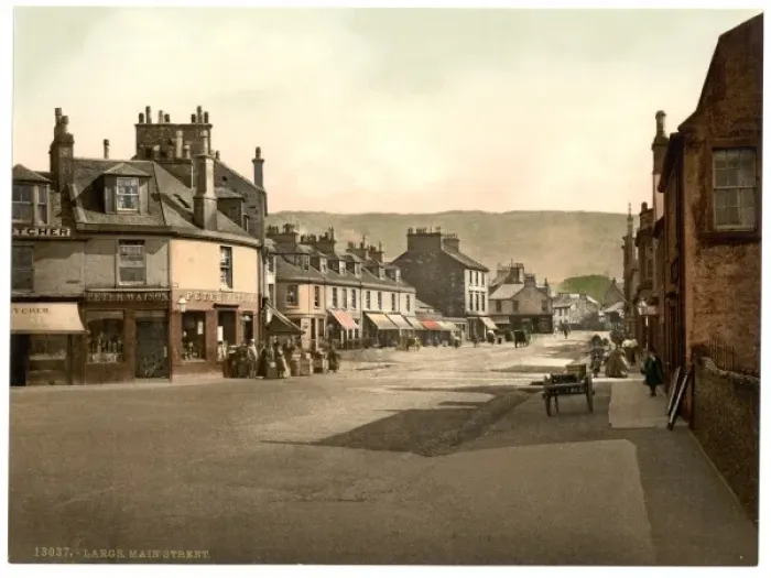 Framed Print : Main Street, Largs, Scotland Framed Print : Main Street, Largs, Scotland