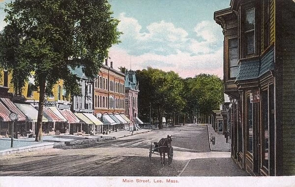 Main Street, Lee, Massachusetts, USA