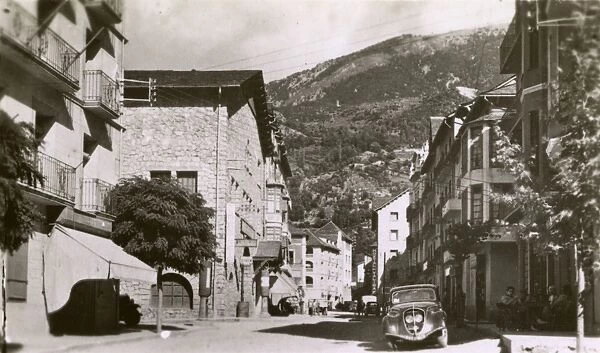 Main street, Les Escaldes, Valleys of Andorra, Andorra