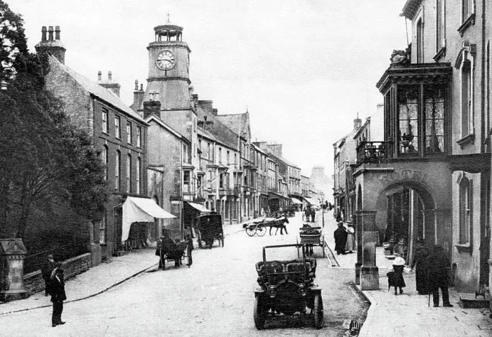 Framed Print : Main Street, Pembroke early 1900's Framed Print : Main Street, Pembroke early 1900's
