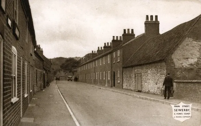 Framed Print : Main Street, Sewerby, Yorkshire Framed Print : Main Street, Sewerby, Yorkshire