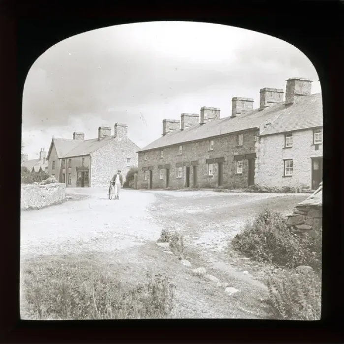 Framed Print : Main Street, Yspytty Ifan, Caernarvonshire Framed Print : Main Street, Yspytty Ifan, Caernarvonshire
