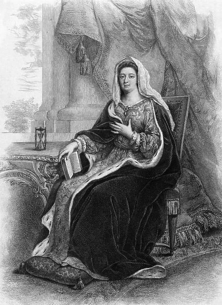 Maintenon (Laure). Francoise d Aubigne, madame de MAINTENON, widow of the poet Scarron