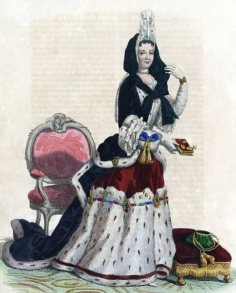 Maintenon  /  Pingret. Francoise d Aubigne, madame de MAINTENON, widow of the poet Scarron