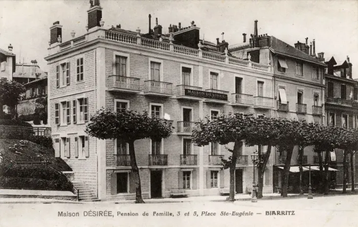 Framed Print : Maison Desiree - Place Ste Eugenie, Biarritz, France Framed Print : Maison Desiree - Place Ste Eugenie, Biarritz, France