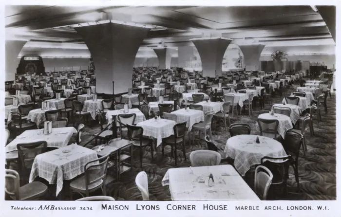 Framed Print : Maison Lyons Corner House - Marble Arch, London - Interior Framed Print : Maison Lyons Corner House - Marble Arch, London - Interior