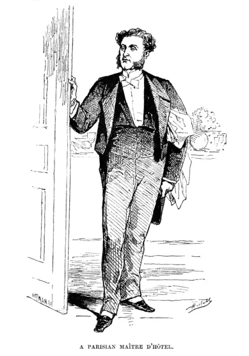 Framed Print : Maitre D hotel