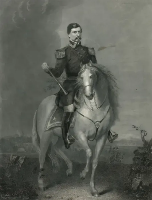 Framed Print : Maj. Gen. B. M Clellan, commanding United States Army Framed Print : Maj. Gen. B. M Clellan, commanding United States Army