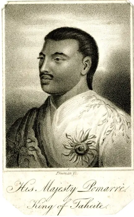 Framed Print : His Majesty Pomarre, King of Taheite (Tahiti) Framed Print : His Majesty Pomarre, King of Taheite (Tahiti)