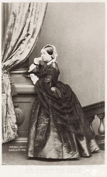 Her Majesty Queen Victoria, from a carte de visite 1858