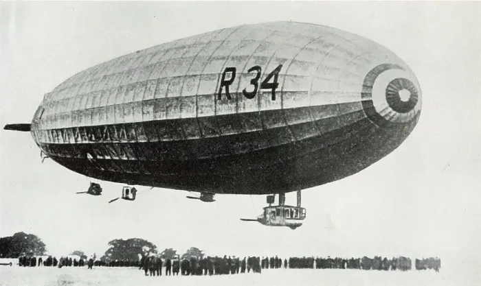 Framed Print : His Majesty's Airship R.34 Framed Print : His Majesty's Airship R.34