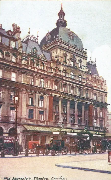 Framed Print : His Majestys Theatre, London Framed Print : His Majestys Theatre, London