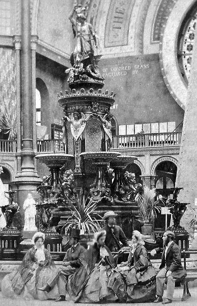 The Majolica Fountain at the 1862 International