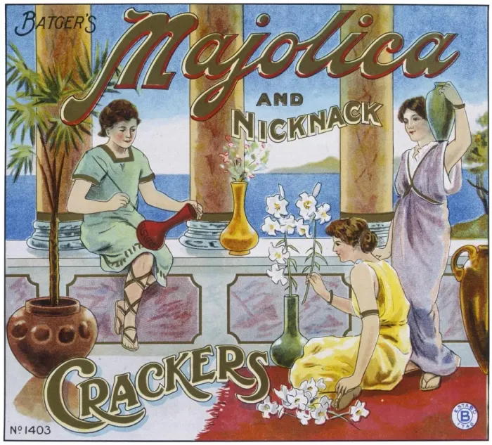 Framed Print : Majolica and Nick Nack crackers Framed Print : Majolica and Nick Nack crackers