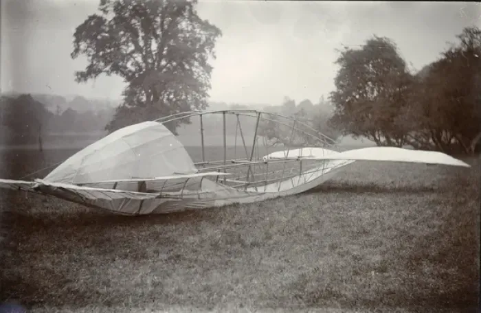 Framed Print : Major Baden Fletcher Smyth Baden-Powells Quadruplane