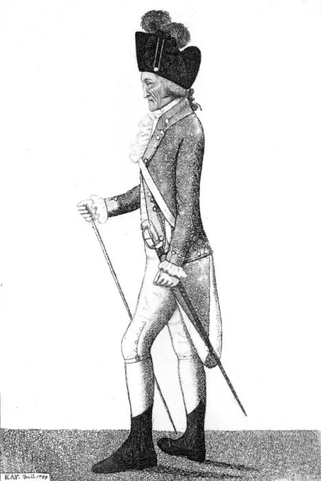 Framed Print : Major Campbell 1789 Framed Print : Major Campbell 1789