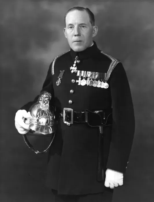 Framed Print : Major Cyril Clarke Borille Morris, LFB Chief Officer Framed Print : Major Cyril Clarke Borille Morris, LFB Chief Officer