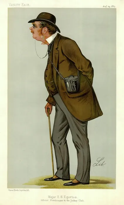 Framed Print : Major EH Egerton, Official Handicapper to the Jockey Club Framed Print : Major EH Egerton, Official Handicapper to the Jockey Club