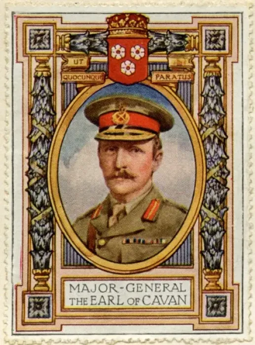 Framed Print : Major General The Earl of Cavan / Stamp Framed Print : Major General The Earl of Cavan / Stamp