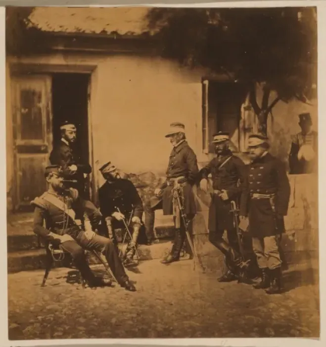 Framed Print : Major General Estcourt, Adj. -Gen. Major De Morel, Captain Th Framed Print : Major General Estcourt, Adj. -Gen. Major De Morel, Captain Th