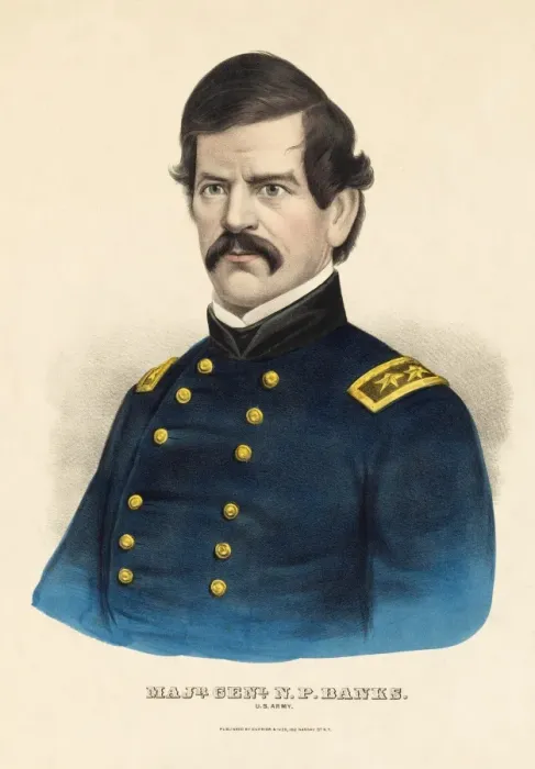 Framed Print : Major General Nathaniel Prentiss Banks Framed Print : Major General Nathaniel Prentiss Banks