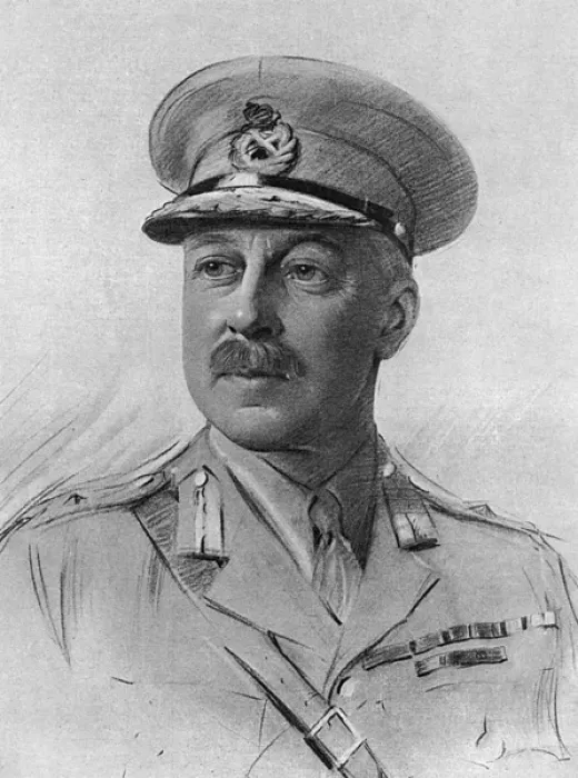 Framed Print : Major-General R. Hutchinson, Director of Organisation Framed Print : Major-General R. Hutchinson, Director of Organisation