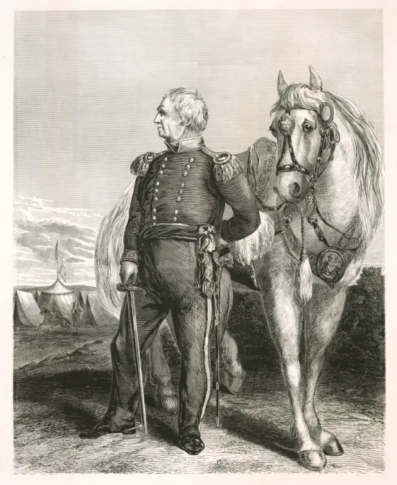 Framed Print : Major General Zachary Taylor Framed Print : Major General Zachary Taylor