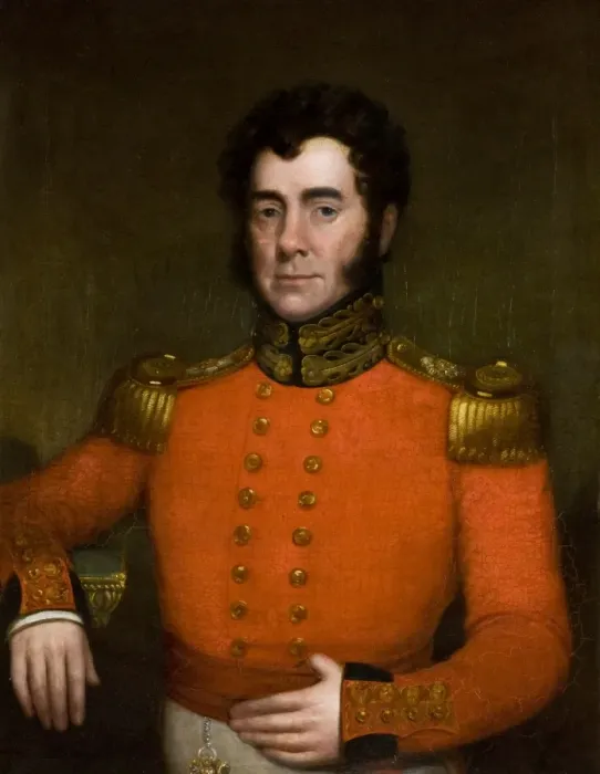Framed Print : Major Lachlan MacLaine Framed Print : Major Lachlan MacLaine