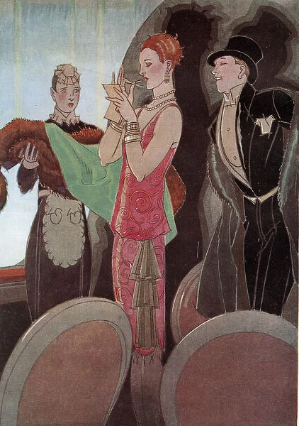 Make-up at the theatre 1927