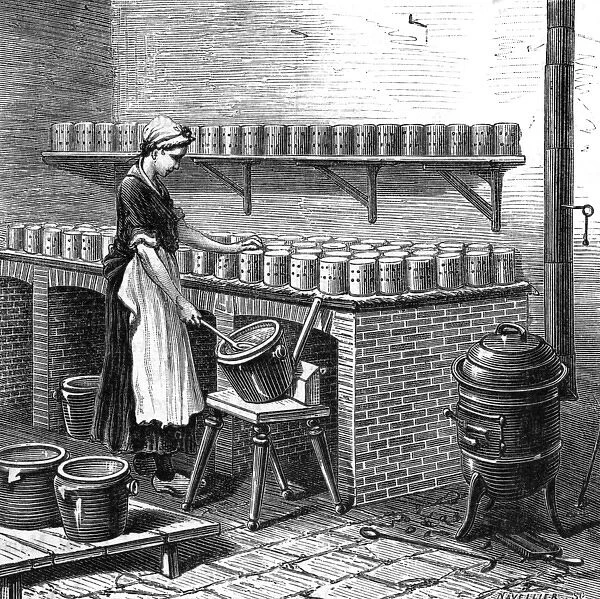 Making Camembert 1870