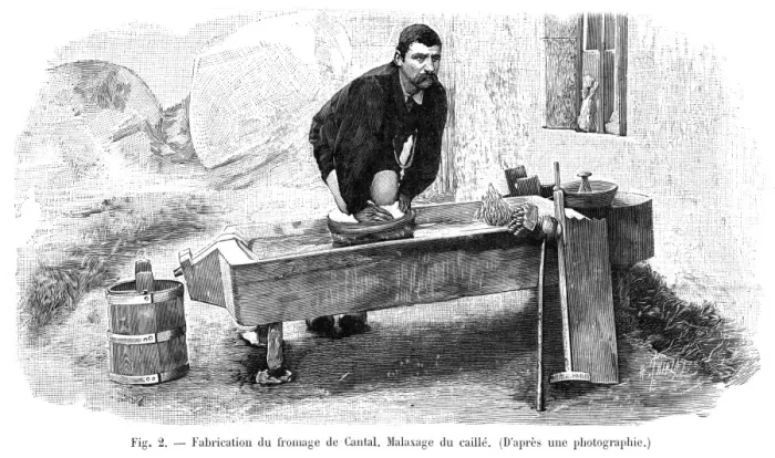 Framed Print : Making Cantal 1897 Framed Print : Making Cantal 1897