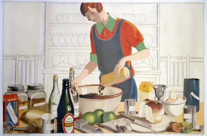 Framed Print : Making a Christmas Pudding Framed Print : Making a Christmas Pudding