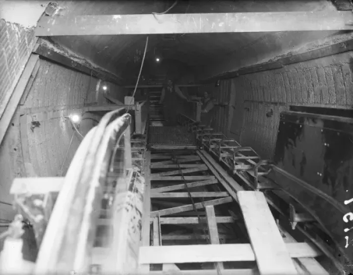 Framed Print : Making Escalators 1930S Framed Print : Making Escalators 1930S