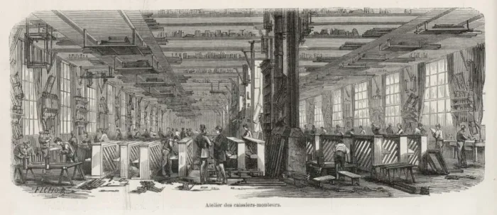 Framed Print : Making French Pianos 2 Framed Print : Making French Pianos 2