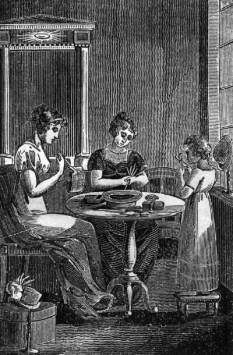 Framed Print : Making Straw Hats 1827 Framed Print : Making Straw Hats 1827