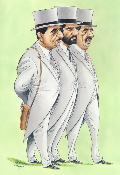 Framed Print : Maktoum Brothers - Racehorse owners Framed Print : Maktoum Brothers - Racehorse owners