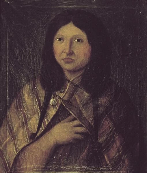 Malaspina expedition. Portrait of a Indian girl
