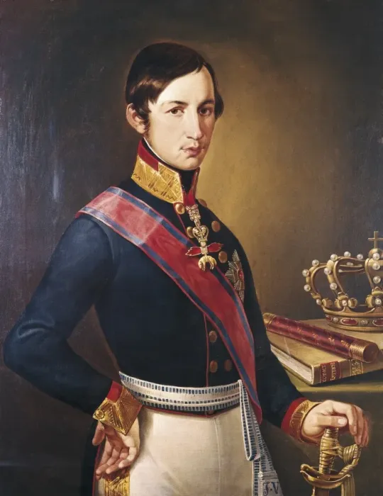 Framed Print : MALATESTA, Adeodaldo (1806-1891). Portrait of Framed Print : MALATESTA, Adeodaldo (1806-1891). Portrait of